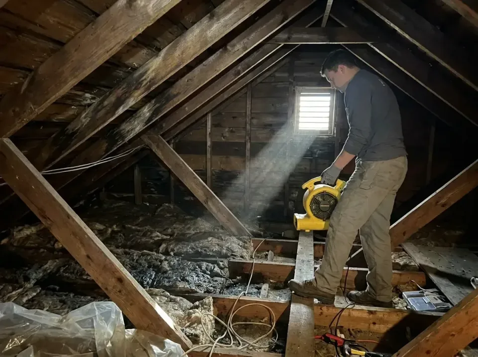 attic-water-damage-drying-proc-007 — frequently asked questions, Emergency Water Extraction & 24/7 Flood Response in Chandle…